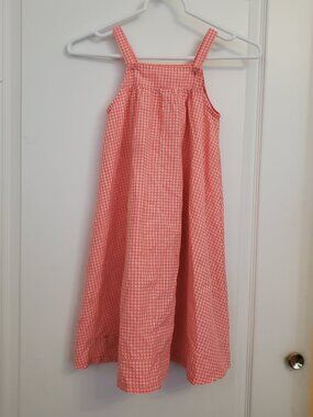 Lulu pink gingham summer jumpers size 5 & 8